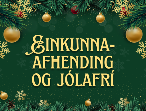 Einkunnaafhending og jólafrí