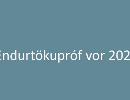 Endurtökupróf 2026